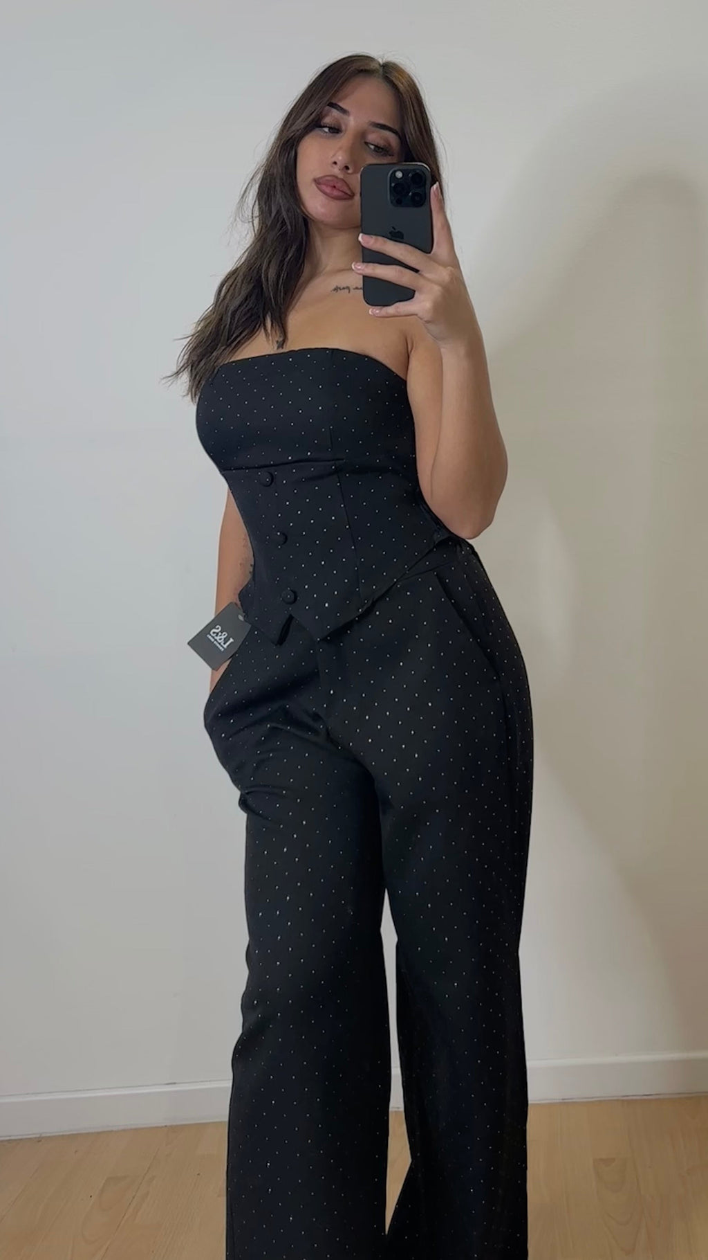 coordinato brillantinato